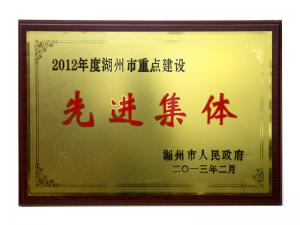 2012年度市重點建設(shè)先進集體